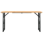 vidaXL Biertisch Klappbar 170x50x75/105 cm Massivholz Tanne