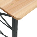 vidaXL Biertisch Klappbar 170x50x75/105 cm Massivholz Tanne