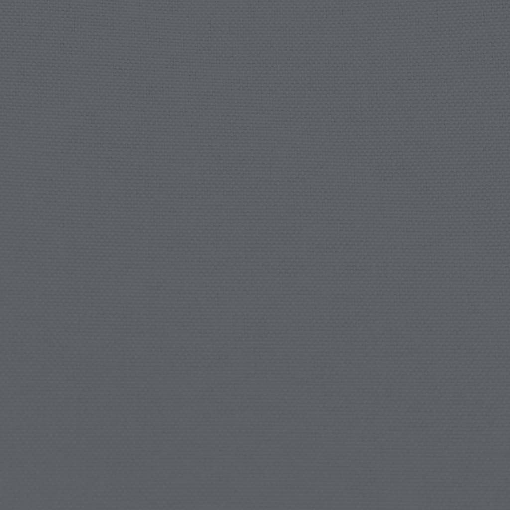 vidaXL Gartenhocker mit Kissen Schwarz und Grau Poly Rattan