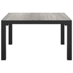 vidaXL Garten-Couchtisch Grau 55x55x31 cm DPC und Stahl