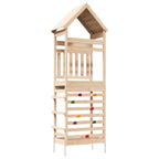vidaXL Outdoor-Spielturm Natur 53 x 85 x 264 cm Massives Kiefernholz