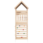 vidaXL Outdoor-Spielturm Natur 53 x 85 x 264 cm Massives Kiefernholz