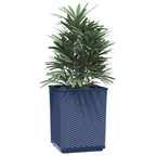 vidaXL Pflanzkübel 2 Stk. Blaugrau 30x30x37 cm Polypropylen