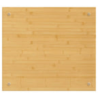 vidaXL Herdabdeckplatte 50x56x1,5 cm Bambus