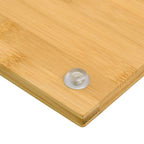vidaXL Herdabdeckplatte 50x56x1,5 cm Bambus