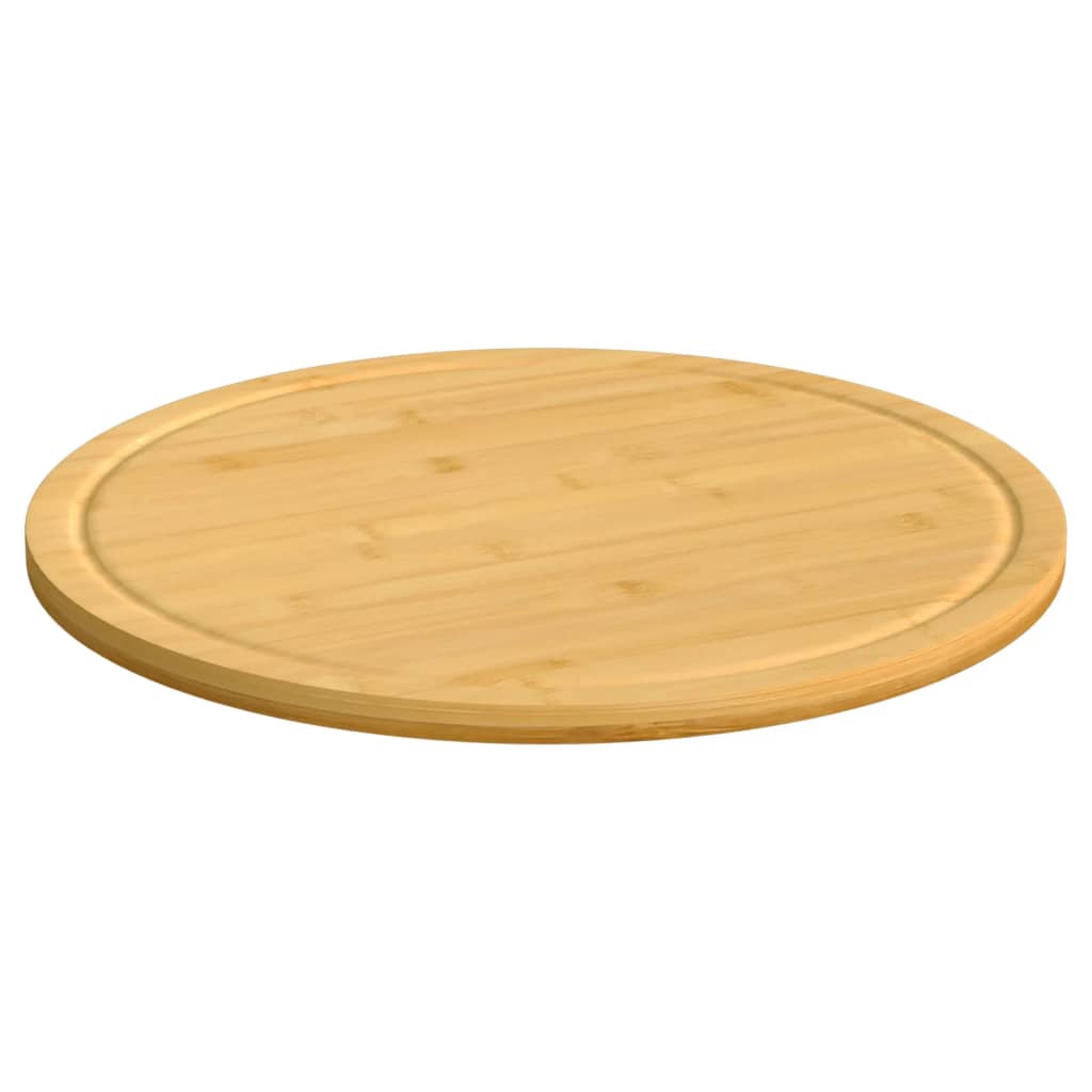 vidaXL Schneidebretter 6 Stk. Ø30x1,5 cm Bambus