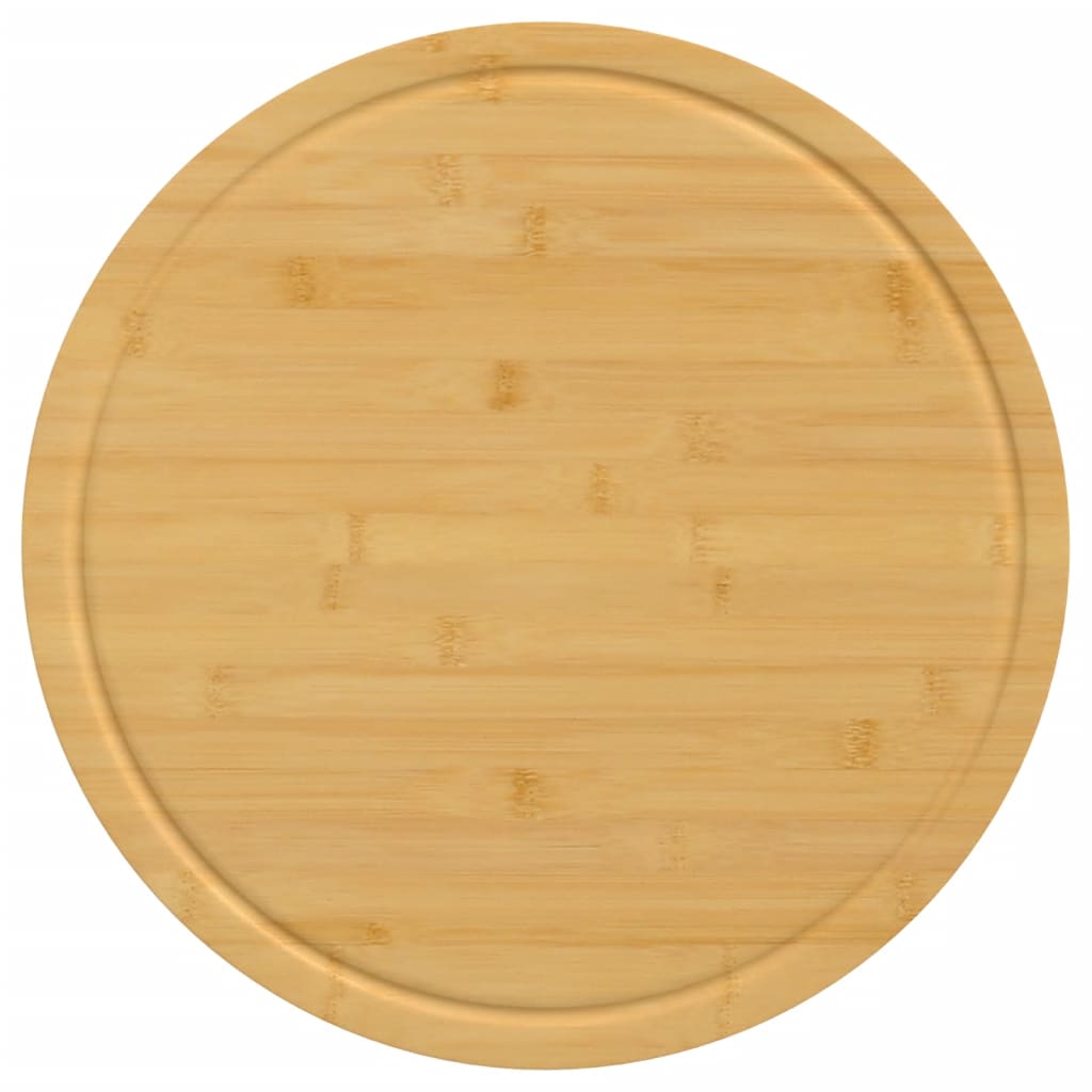 vidaXL Schneidebretter 6 Stk. Ø30x1,5 cm Bambus