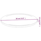 vidaXL Schneidebretter 6 Stk. Ø30x1,5 cm Bambus