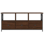 vidaXL TV-Schrank Braun Eichen-Optik 102x33x45cm Holzwerkstoff & Eisen
