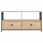 vidaXL TV-Schrank Sonoma-Eiche 90x33x45 cm Holzwerkstoff & Eisen