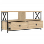 vidaXL TV-Schrank Sonoma-Eiche 90x33x45 cm Holzwerkstoff & Eisen