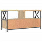 vidaXL TV-Schrank Sonoma-Eiche 90x33x45 cm Holzwerkstoff & Eisen