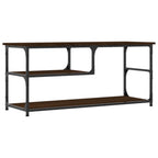 vidaXL TV-Schrank Braun Eichen-Optik 103x38x46,5cm Holzwerkstoff Stahl