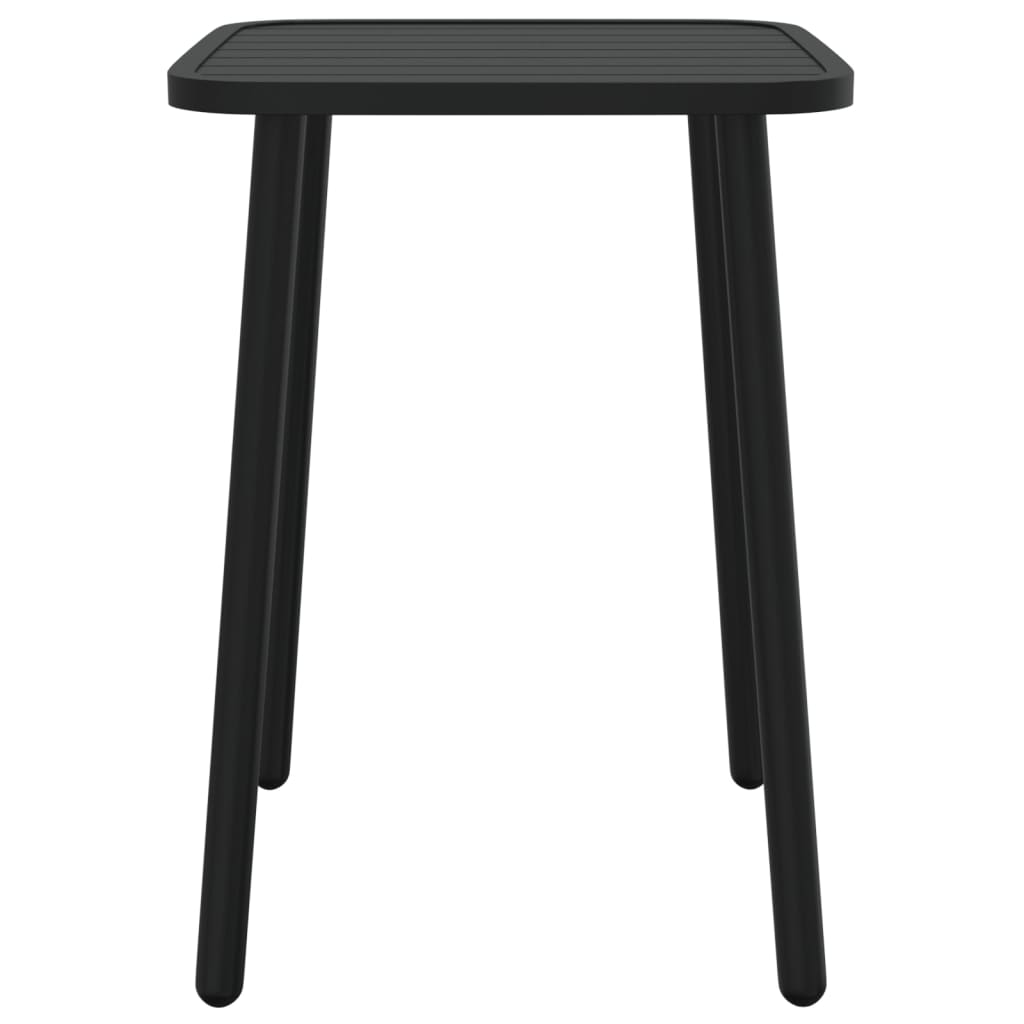 vidaXL Gartentisch Anthrazit 50x50x71 cm Stahl