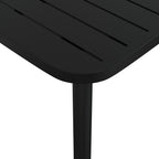 vidaXL Gartentisch Anthrazit 50x50x71 cm Stahl