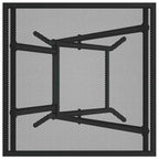 vidaXL Gartentisch Klappbar Anthrazit 50x50x72 cm Stahlgitter
