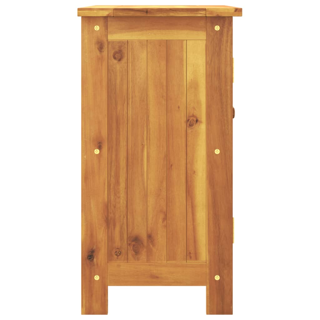vidaXL Gartenschrank 75x35x70 cm Massivholz Akazie