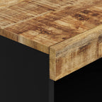 vidaXL Beistellschrank 60x33x75 cm Massivholz Mango