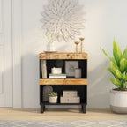 vidaXL Beistellschrank 60x33x75 cm Massivholz Mango
