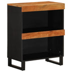 vidaXL Beistelltisch 60x33x75 cm Massivholz Akazie