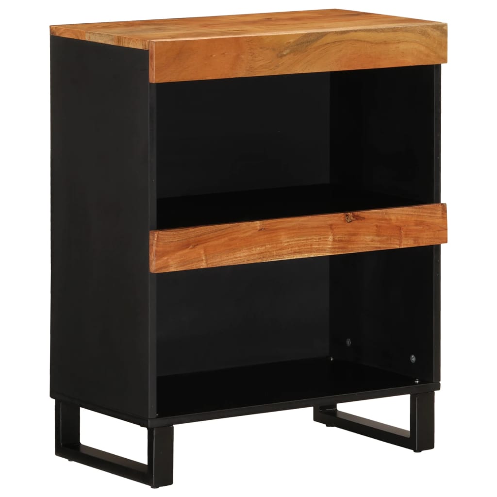 vidaXL Beistelltisch 60x33x75 cm Massivholz Akazie