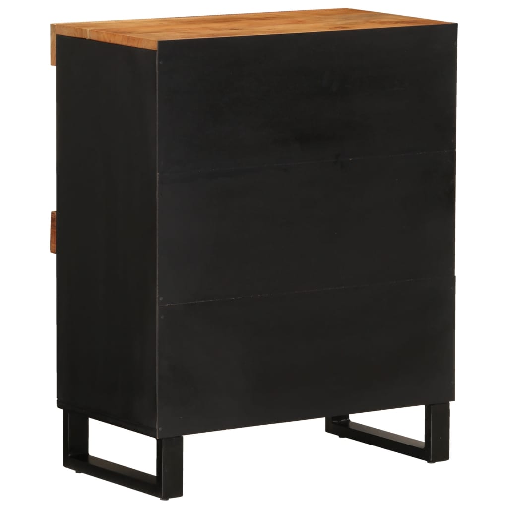 vidaXL Beistelltisch 60x33x75 cm Massivholz Akazie