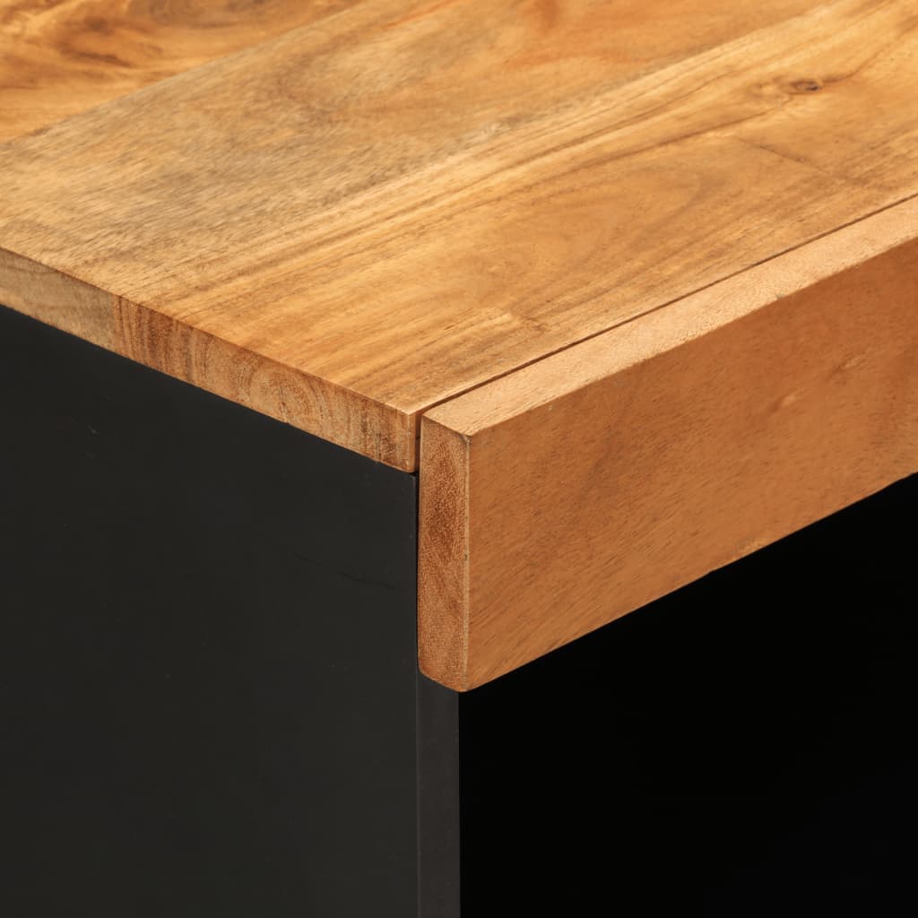 vidaXL Beistelltisch 60x33x75 cm Massivholz Akazie