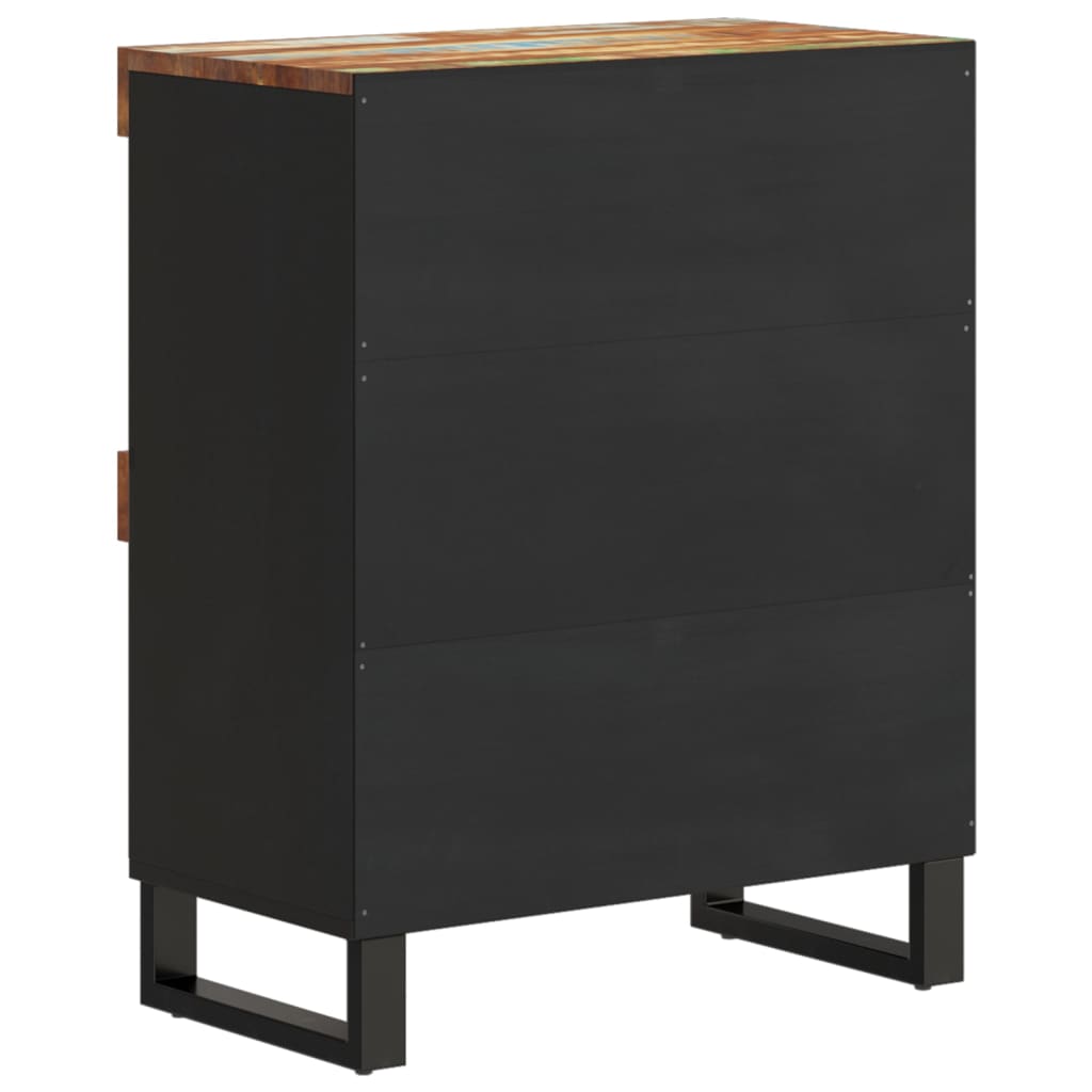 vidaXL Beistelltisch 60x33x75 cm Altholz Massiv
