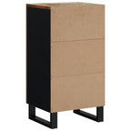 vidaXL Sideboard mit Tür 40x31x75 cm Altholz Massiv
