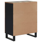 vidaXL Sideboard mit 4 Türen 60x33x75 cm Altholz Massiv