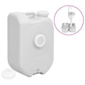 vidaXL Wassertank Tragbar 24 L Grau