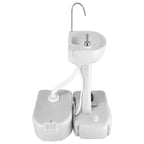 vidaXL Wassertank Tragbar 24 L Grau