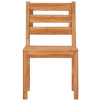 vidaXL Gartenstühle 6 Stk. Massivholz Teak