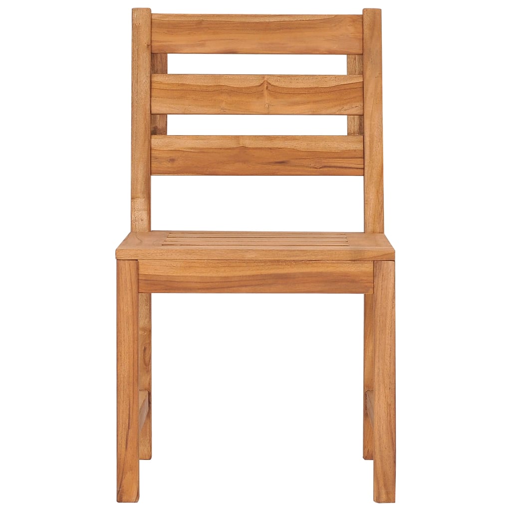 vidaXL Gartenstühle 8 Stk. Massivholz Teak