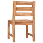 vidaXL Gartenstühle 8 Stk. Massivholz Teak