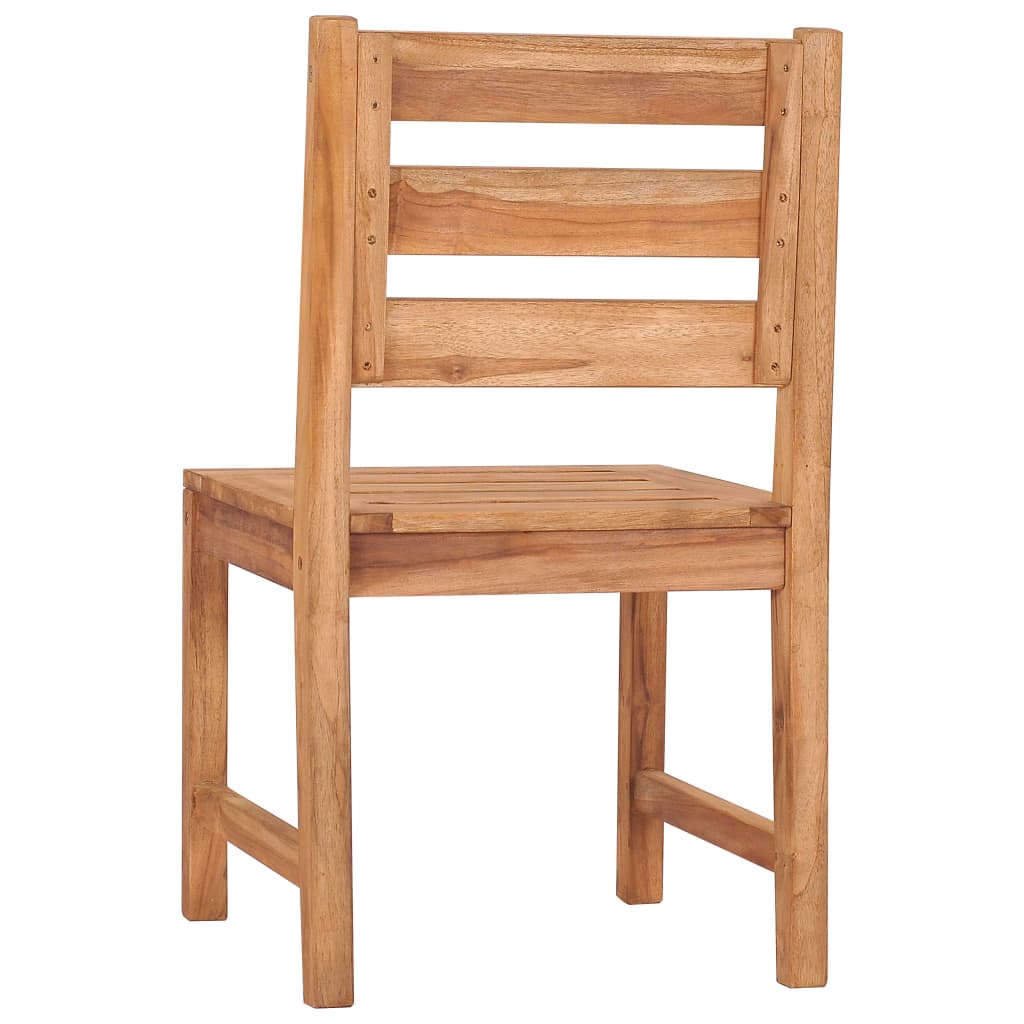 vidaXL Gartenstühle 8 Stk. Massivholz Teak