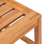 vidaXL 9-tlg. Garten-Essgruppe Massivholz Teak
