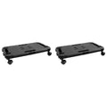 vidaXL Transportroller 2 Stk. Schwarz Polypropylen 200 kg