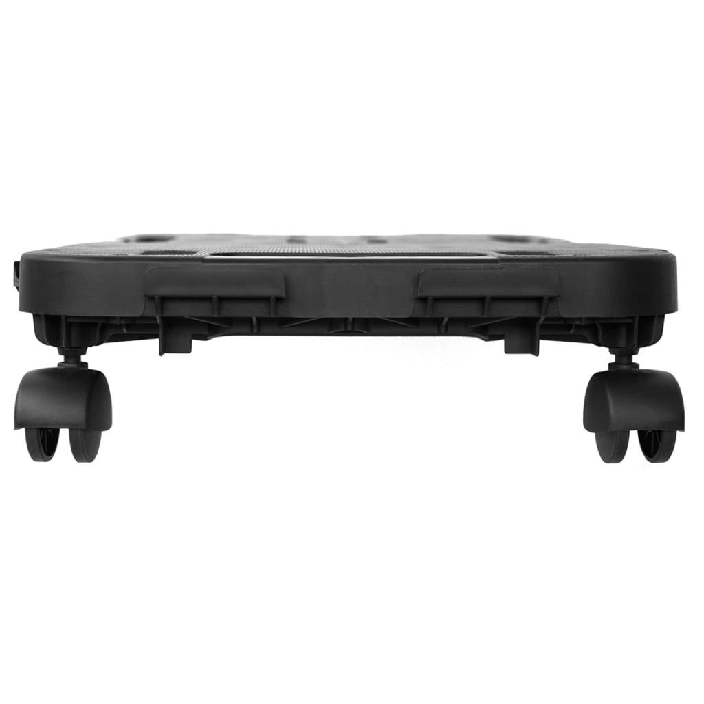 vidaXL Transportroller 2 Stk. Schwarz Polypropylen 200 kg