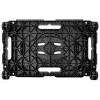 vidaXL Transportroller 2 Stk. Schwarz Polypropylen 200 kg