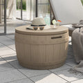 vidaXL 3-in-1 Gartenbox Schwarz Polypropylen