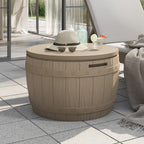 vidaXL 3-in-1 Gartenbox Schwarz Polypropylen
