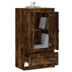 vidaXL Highboard Räuchereiche 60x35,5x103,5 cm Holzwerkstoff