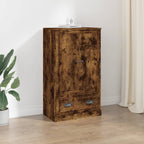 vidaXL Highboard Räuchereiche 60x35,5x103,5 cm Holzwerkstoff
