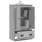 vidaXL Highboard Grau Sonoma 60x35,5x103,5 cm Holzwerkstoff