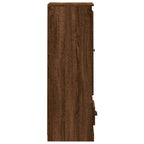 vidaXL Highboard Braun Eichen-Optik 36x35,5x103,5 cm Holzwerkstoff