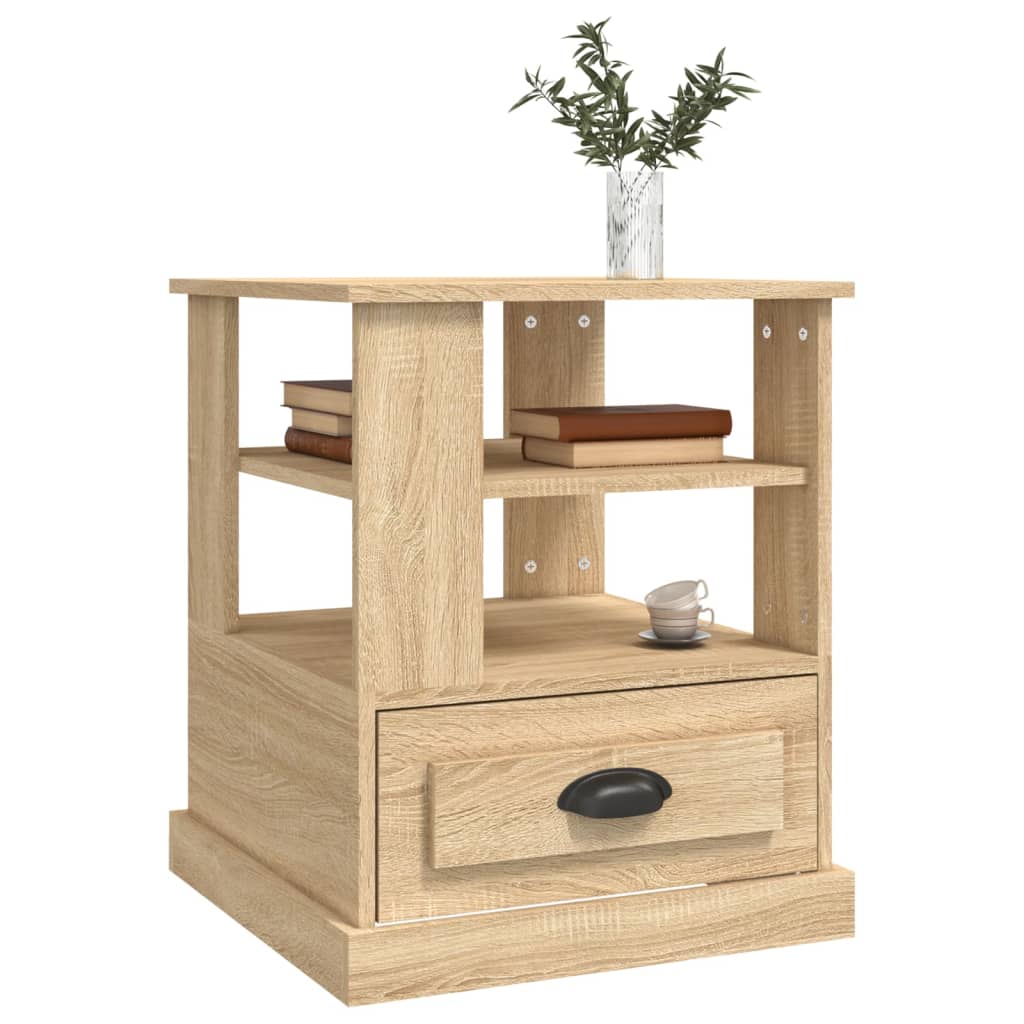 vidaXL Beistelltisch Sonoma-Eiche 50x50x60 cm Holzwerkstoff