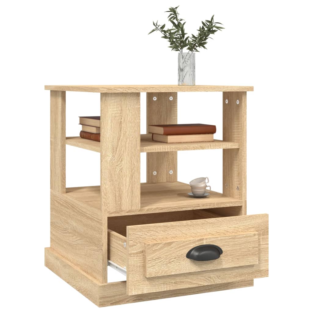 vidaXL Beistelltisch Sonoma-Eiche 50x50x60 cm Holzwerkstoff