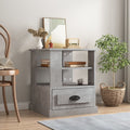 vidaXL Beistelltisch Betongrau 50x50x60 cm Holzwerkstoff