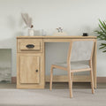 vidaXL Schreibtisch mit Schublade Sonoma-Eiche 115x50x75 cm